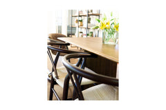 Sylmar Side Chair - SET OF 2 BLACK/NATURAL