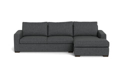 Maverick 2pc Sectional Sofa :: Leg Finish: Espresso / Configuration: RAF - Chaise on the Right