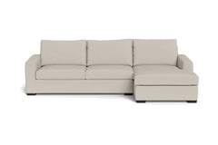 Maverick 2pc Sectional Sofa :: Leg Finish: Espresso / Configuration: RAF - Chaise on the Right