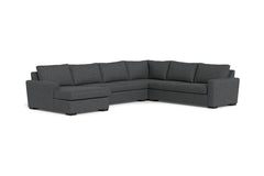 Maverick 4pc Sectional Sofa :: Leg Finish: Espresso / Configuration: LAF - Chaise on the Left