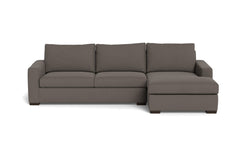 Maverick 2pc Sectional Sofa :: Leg Finish: Espresso / Configuration: RAF - Chaise on the Right