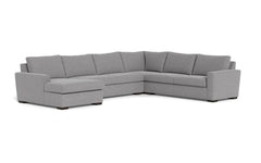 Maverick 4pc Sectional Sofa :: Leg Finish: Espresso / Configuration: LAF - Chaise on the Left
