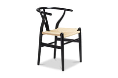 Sylmar Side Chair - SET OF 2 BLACK/NATURAL