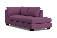 Tuxedo Right Arm Chaise :: Leg Finish: Espresso / Configuration: RAF - Chaise on the Right