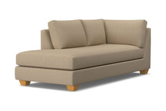 Tuxedo Left Arm Chaise :: Leg Finish: Natural / Configuration: LAF - Chaise on the Left