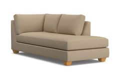 Tuxedo Right Arm Chaise :: Leg Finish: Natural / Configuration: RAF - Chaise on the Right