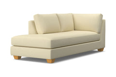 Tuxedo Left Arm Chaise :: Leg Finish: Natural / Configuration: LAF - Chaise on the Left