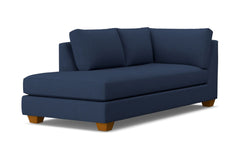 Tuxedo Left Arm Chaise :: Leg Finish: Pecan / Configuration: LAF - Chaise on the Left