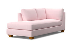 Tuxedo Left Arm Chaise :: Leg Finish: Pecan / Configuration: LAF - Chaise on the Left