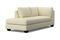 Tuxedo Left Arm Chaise :: Leg Finish: Espresso / Configuration: LAF - Chaise on the Left