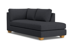 Tuxedo Right Arm Chaise :: Leg Finish: Natural / Configuration: RAF - Chaise on the Right