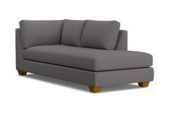 Tuxedo Right Arm Chaise :: Leg Finish: Pecan / Configuration: RAF - Chaise on the Right