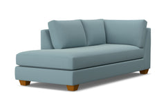 Tuxedo Left Arm Chaise :: Leg Finish: Pecan / Configuration: LAF - Chaise on the Left