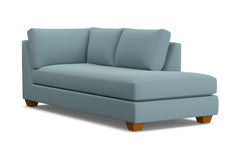 Tuxedo Right Arm Chaise :: Leg Finish: Pecan / Configuration: RAF - Chaise on the Right