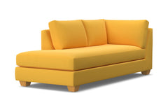 Tuxedo Left Arm Chaise :: Leg Finish: Natural / Configuration: LAF - Chaise on the Left