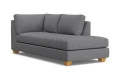 Tuxedo Right Arm Chaise :: Leg Finish: Natural / Configuration: RAF - Chaise on the Right