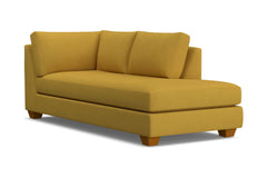 Tuxedo Right Arm Chaise :: Leg Finish: Pecan / Configuration: RAF - Chaise on the Right