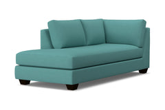 Tuxedo Left Arm Chaise :: Leg Finish: Espresso / Configuration: LAF - Chaise on the Left