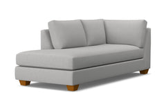 Tuxedo Left Arm Chaise :: Leg Finish: Pecan / Configuration: LAF - Chaise on the Left