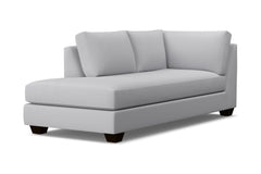 Tuxedo Left Arm Chaise :: Leg Finish: Espresso / Configuration: LAF - Chaise on the Left