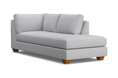 Tuxedo Right Arm Chaise :: Leg Finish: Pecan / Configuration: RAF - Chaise on the Right