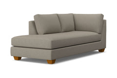 Tuxedo Left Arm Chaise :: Leg Finish: Pecan / Configuration: LAF - Chaise on the Left