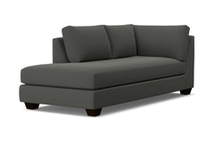 Tuxedo Left Arm Chaise :: Leg Finish: Espresso / Configuration: LAF - Chaise on the Left