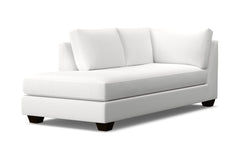 Tuxedo Left Arm Chaise :: Leg Finish: Espresso / Configuration: LAF - Chaise on the Left