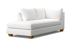 Tuxedo Left Arm Chaise :: Leg Finish: Pecan / Configuration: LAF - Chaise on the Left