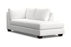 Tuxedo Right Arm Chaise :: Leg Finish: Espresso / Configuration: RAF - Chaise on the Right