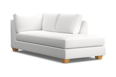 Tuxedo Right Arm Chaise :: Leg Finish: Natural / Configuration: RAF - Chaise on the Right