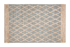 Manali Jute Rug CYAN