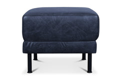 Anders Leather Ottoman