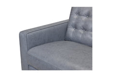 Toranado Leather Sofa with Power Footrests