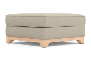 Brentwood Ottoman :: Leg Finish: Natural / Size: 35x35