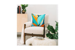 Abstract Tropical Foliage Toss Pillow by Modern Tropical