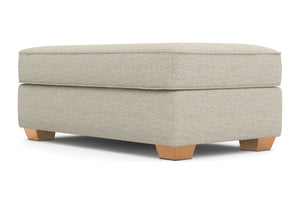 Catalina Ottoman :: Leg Finish: Natural / Size: 28x48