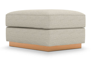 Harper Ottoman :: Leg Finish: Natural / Size: 25x35