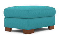 Melrose Ottoman :: Leg Finish: Pecan / Size: 25x35