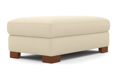 Melrose Ottoman :: Leg Finish: Pecan / Size: 28x48