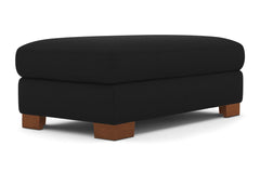 Melrose Ottoman :: Leg Finish: Pecan / Size: 28x48