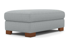 Melrose Ottoman :: Leg Finish: Pecan / Size: 28x48