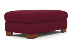 Melrose Ottoman :: Leg Finish: Pecan / Size: 28x48