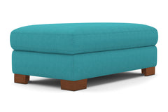 Melrose Ottoman :: Leg Finish: Pecan / Size: 28x48