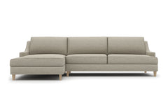 Soto 2pc Sectional Sofa :: Leg Finish: Weathered Oak / Configuration: LAF - Chaise on the Left