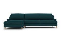 Soto 2pc Sectional Sofa :: Leg Finish: Weathered Oak / Configuration: LAF - Chaise on the Left