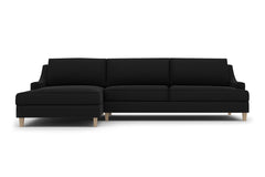 Soto 2pc Sectional Sofa :: Leg Finish: Weathered Oak / Configuration: LAF - Chaise on the Left