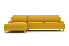 Soto 2pc Sectional Sofa :: Leg Finish: Weathered Oak / Configuration: LAF - Chaise on the Left