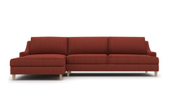 Soto 2pc Sectional Sofa :: Leg Finish: Weathered Oak / Configuration: LAF - Chaise on the Left