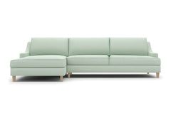 Soto 2pc Sectional Sofa :: Leg Finish: Weathered Oak / Configuration: LAF - Chaise on the Left